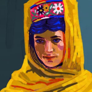 Afgana - lámina giclée original